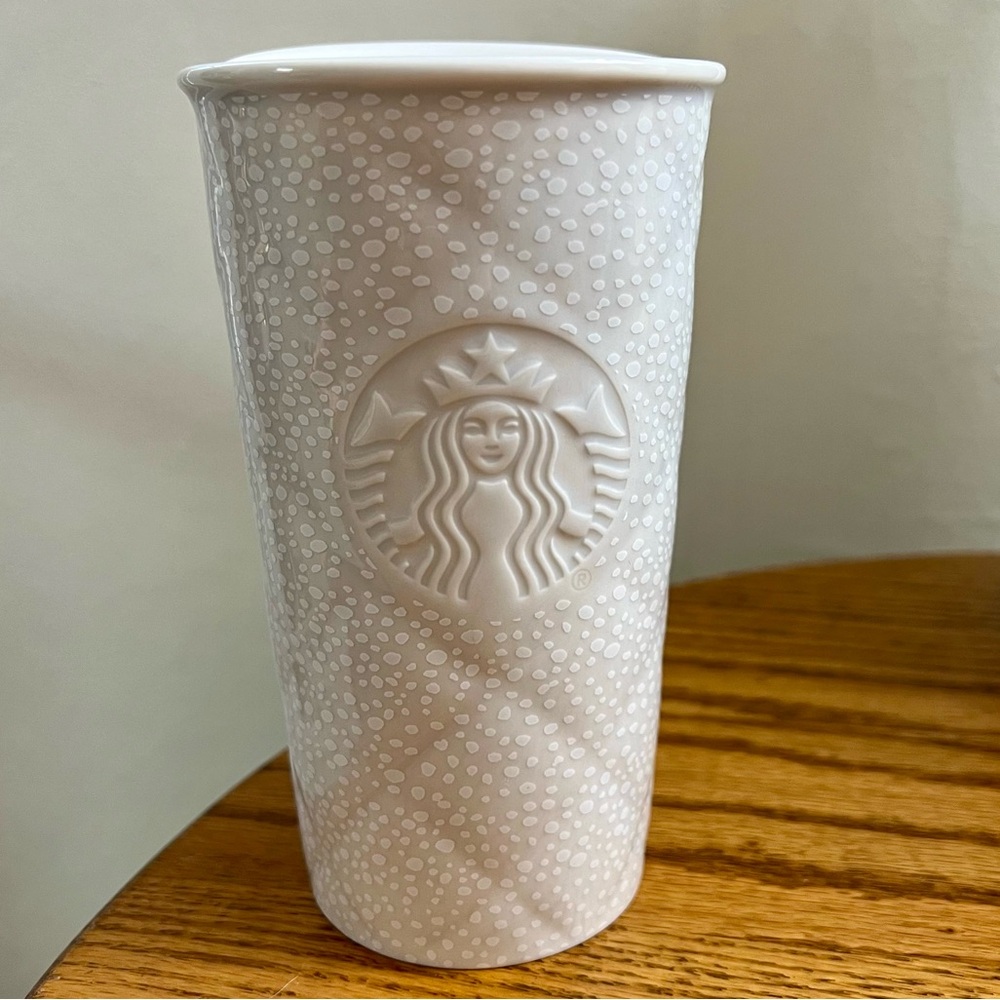 Starbucks ceramic 10oz travel mug